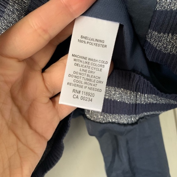 Lucy Paris Satin Bomber Jacket Clara Glitter Striped Medium - Picture 11 of 16